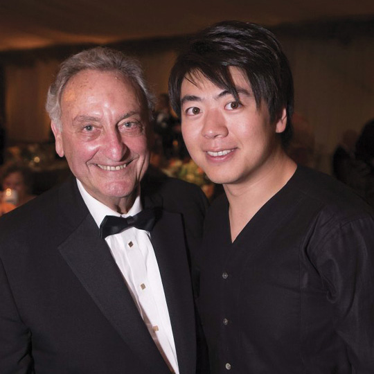 Sandy Weill and Lang Lang